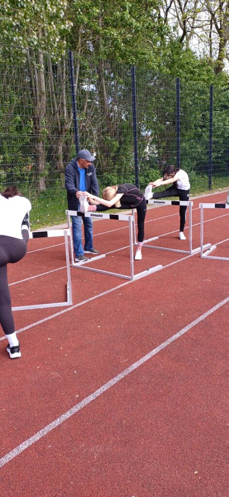 Leichtathletik Hürdentraining